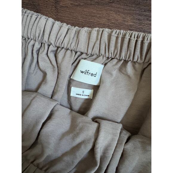 Wilfred Aritzia Bloomsbury Skirt Nomad Taupe NWT - Picture 4 of 6